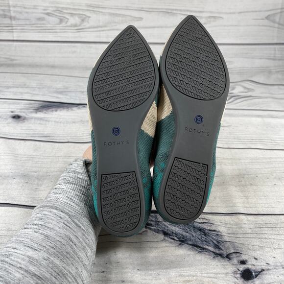 Rothys The Point Moroccan Flats Size 8 - Picture 6 of 10